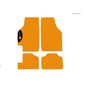 Tapete Dianteiro Grip Mono Pvc Laranja