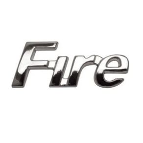 Emblema Fire Cromado