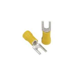 Terminal Encaixe Forquilha B2,5 com Capa Amarela