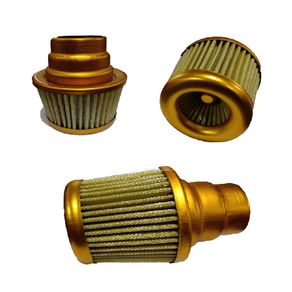 Filtro de Ar Sportivo Duplo Fluxo 3X1 Pequeno Amarelo