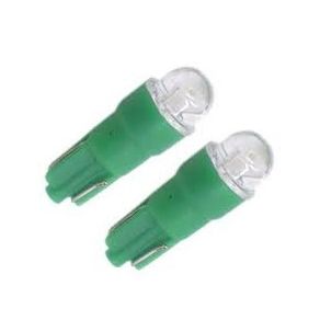 Lampada Mini Led Lamp Esmagadinha Verde 12V (Par)