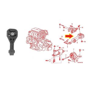Patilha Coxim Palmatoria Cambio Honda Fit City 2009/2014 Ma