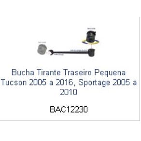 Bucha Pequena Tirante Eixo Suspensão Traseira ( Unidade ) L