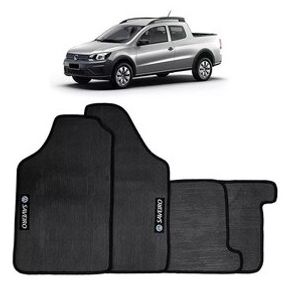 Tapete Saveiro G5 Preto (2 Pcs)
