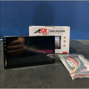 Mp5 Player Asx Tela 7 Pol 2 Din Touch Screen Radio/ Fm/ Usb/ Sd/  Bluetooth ( Entrada P/ Camera Ts ) (Asx8005)