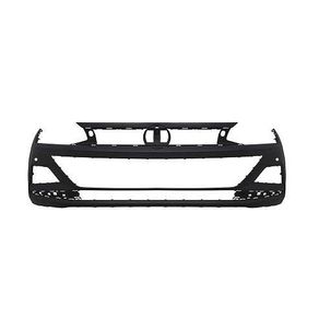 Para-Choque Dt Polo/ Virtus 18/ Preto Liso C/ e S/ Farol C/Furo P/Sensor