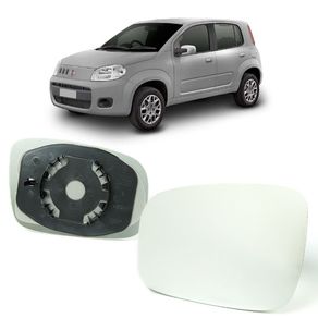 Suporte Retrovisor Fiat Uno Vivace 2010/ com Vidro Ld