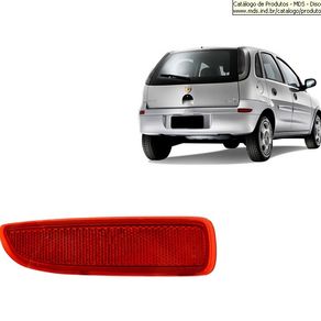 Lanterna Para-Choque Traseiro Corsa Hatch 02/ Fume
