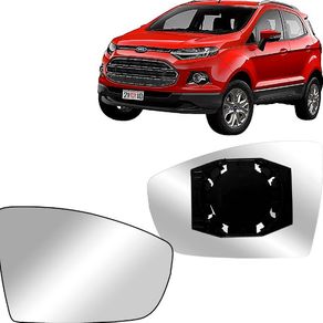 Suporte Retrovisor Ford Ecosport 2012/ com Vidro Metalizado