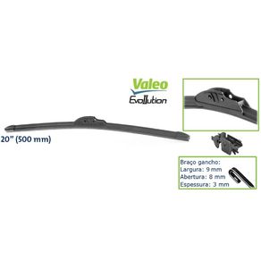 Palheta Limpador Universal Silicone 20