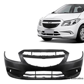 Para-Choque Dt Onix 20/ Preto Liso C/Furo P/Sensor