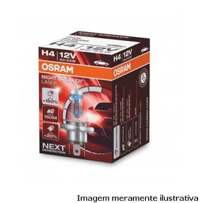 Lampada Biodo H4 60 55W Night Breaker Laser (150% + Luz) Ki
