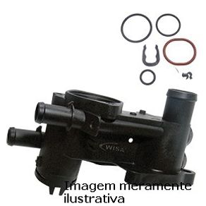Carcaca Válvula Termostatica Plastica com Ar Quente Vw Gol