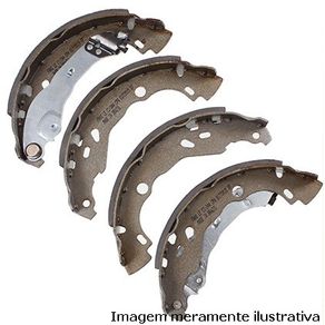 Lona de Freio C3 1.5 8V/ 1.6 16V 208 1.5/ 1.6 13/Bosch -Traseiro C/ S
