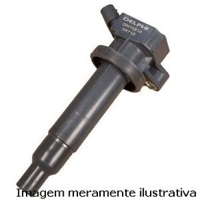 Bobina Ign Corolla 1.6/1.8 16V 00/08 Gas/Flex Conector Inclinado 4 Pinos