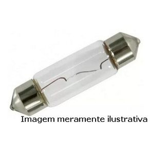 Lampada Torpedo C5w Sv8,5 (Lanternas Placa Teto Painel Re)