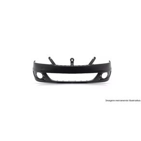 Para-Choque Dt Logan 10/13 Preto C/ Furo