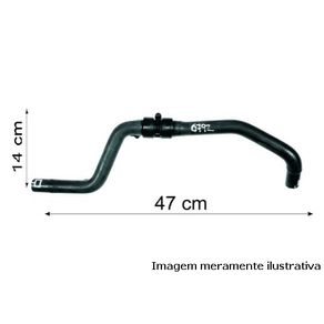 Mang Entrada Aquecedor Logan/ Sandero/ Stepway 1.6 8V 07/09 (18Mm 11/16