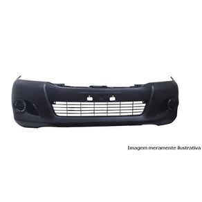 Para-Choque Dt Hilux 12/15 Preto S/ Moldura