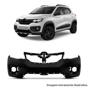 Para-Choque Dt Kwid Outsider 18/ Preto Liso