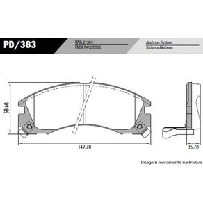 Pastilhas de Freio Dt Mitsubishi Eclipse 2.0 /1995 Mitsubish