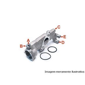 Carcaca Valvula Termostatica Aluminio Gm Monza Kadett 1992/