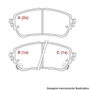 Pastilhas de Freio Dt Toyota Corolla 2020/ (Aguardando Lanca