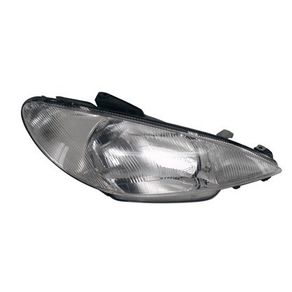 Farol Direito Peugeot 206 1999/2002 (Lente Raiada)