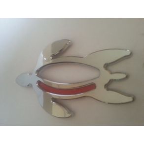 Emblema Tartaruga Cromada