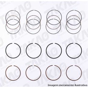 Anel Segm Freemont/ Compass/ Santa Fe/ Optima/ Renegade/ Sonata/ Sorento 2.4 16V 11/16 Bloco 4Bke Gas 0,50