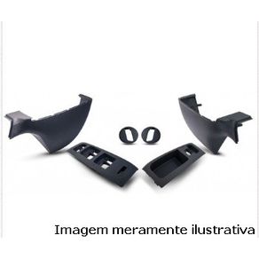 Moldura Botao Vidro Eletrico Dianteiro Vw Fox 2010/2014 (Co