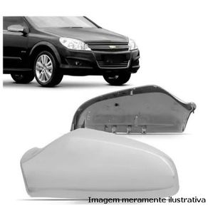 Capa Retrovisor Vectra 06/09 Lisa P/ Pintura Ld