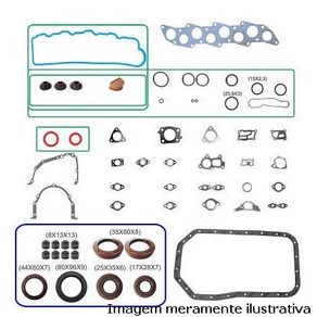 Junta Mt L200 2.5 Hpe 02/05 Hr 2.5 06/13 Bongo K2500 2.5 8V 01/17 C/Retentor S/Junta Cabeçote (Mt D4bh/4D55t/4D56/4D56t)