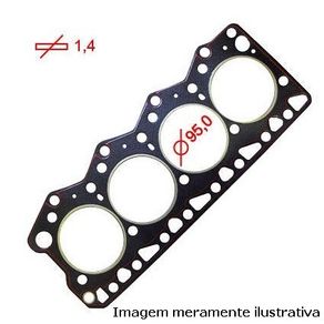 Junta Cabecote Motor Amianto 1,40Mm Fiat Ducato 2.5 2.8 200