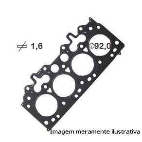 Junta Cabec S10 96/00 Blazer 96/99 Sprinter 2.5 8V 310/312 97/01 Ranger Maxion 98/03 (Amianto) 1.60Mmx92mm
