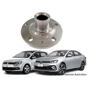 Cubo Rd Dt Vw Polo 1.6 16V 17/ Virtus 1.6 16V 18/ 5 Furos 36 Estrias Furo 40Mm
