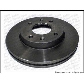 Par de Disco Freio Dt Cerato 1.6 16V 06/09 Sonata 2.7 02/03 Elantra 2.0 01/04 Ventilado S/Cubo