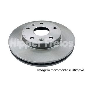 Par de Disco de Freio Dianteiro Chery Tiggo 2.0 09/ Ventilado S/Cubo