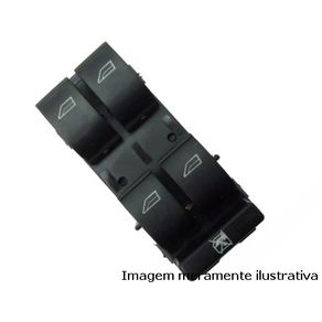 Interruptor Vidro Elet Ecosport 07/  4 Tecla