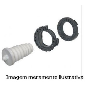 Borr Amort Kit Ts Fiat 500 13/18 Batente/ Calco (01 Lado)
