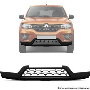 Grade Para-Choque Inferior Dianteiro Renault Kwid 2017/ Pre