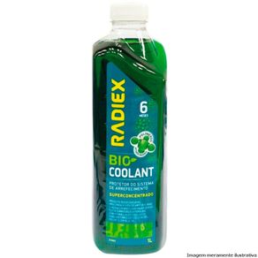 Aditivo Radiador Radiex Bio Coolant Super Concentrado Verde