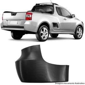 Para-Choque Ts Montana 10/ Preto Liso Ld