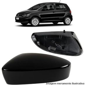 Capa Retrovisor Direita Lisa para Pintura Vw Fox 2010/