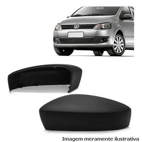 Capa Texturizada Retrovisor Direita Vw Fox 2010/