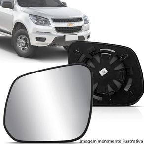 Suporte Retrovisor Gm S10 Trailblazer 2012/ com Vidro (Fixo