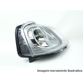 Farol Direito Renault Logan H4 2007/2010 (com Regulagem Manual)
