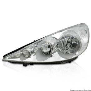 Farol Le Peugeot 207 2007/ Cromado