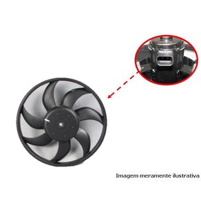 Motor Ventilador Radiador Sem Defletor Sistema Behr 7 Pas F