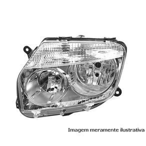Farol Le Renault Duster 2012/ Cromado